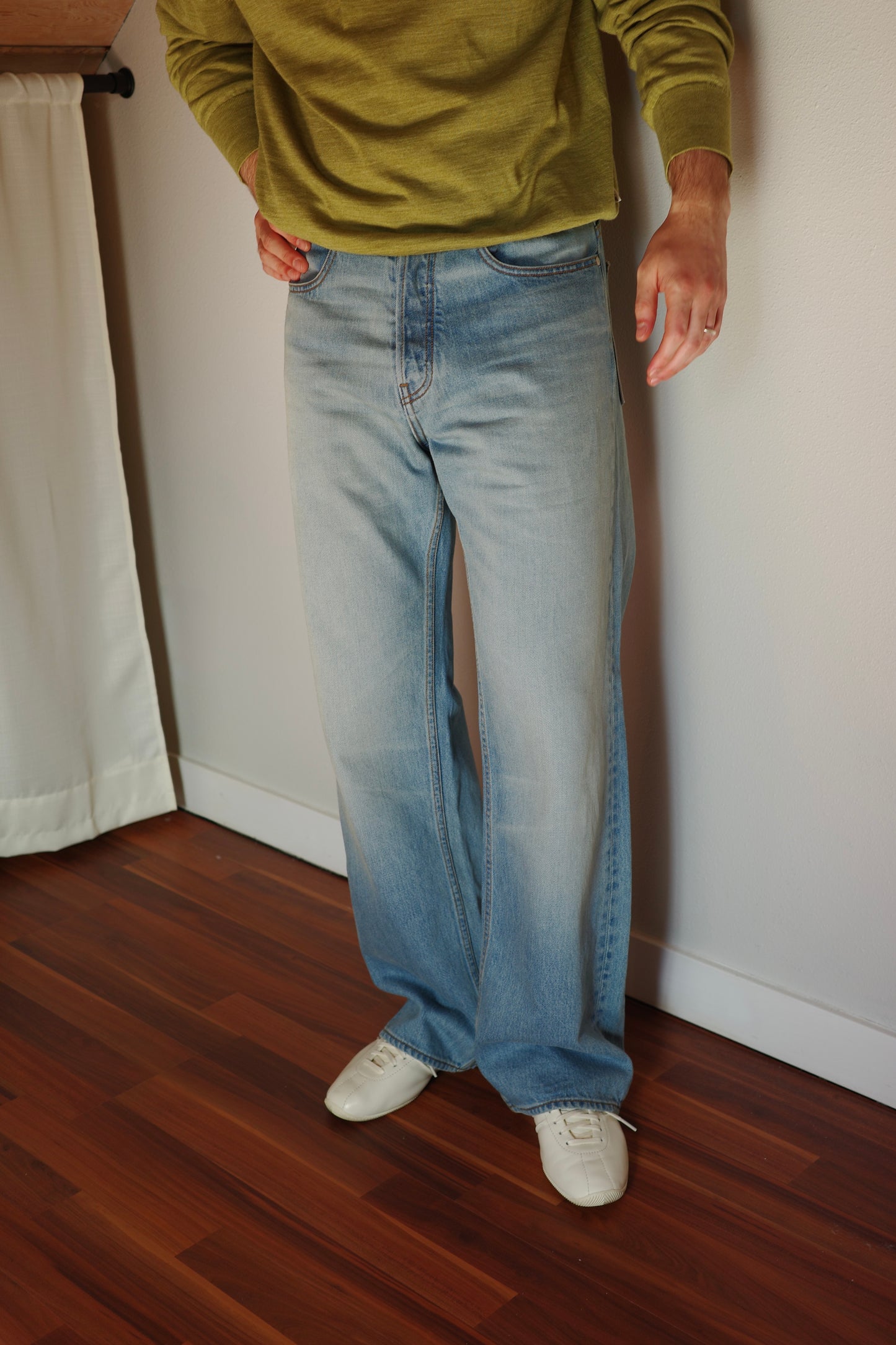 Classic Japanese Washed Denim - Vintage Light Wash