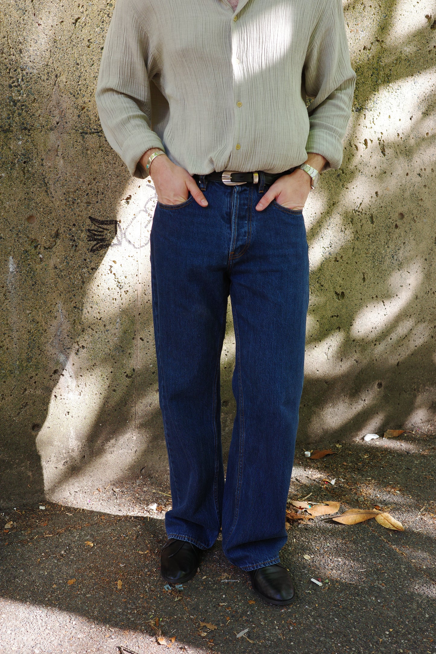 Classic Japanese Washed Denim - 90’s Blue