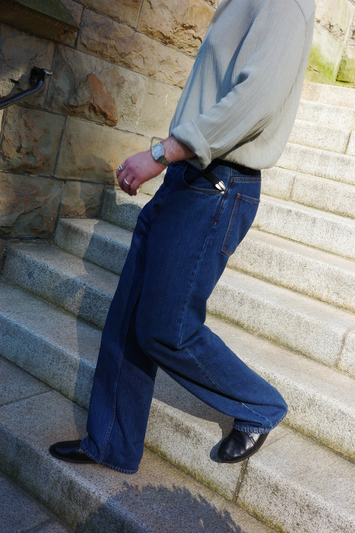 Classic Japanese Washed Denim - 90’s Blue