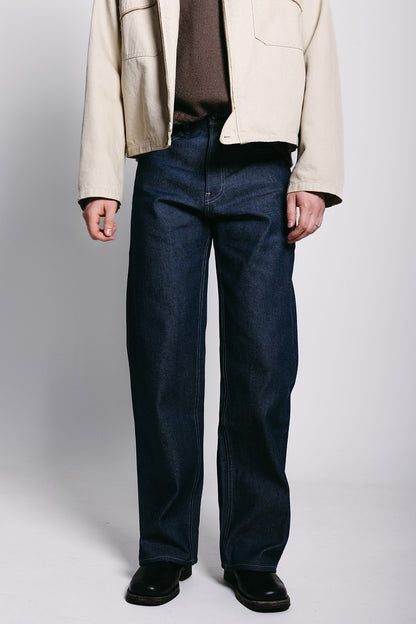 Relaxed Japanese Selvedge Denim - Natural Indigo