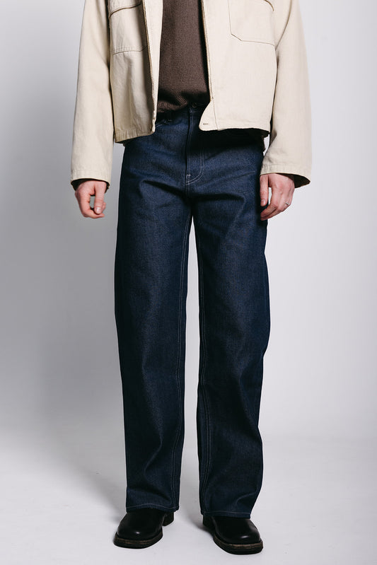 Relaxed Japanese Selvedge Denim - Natural Indigo