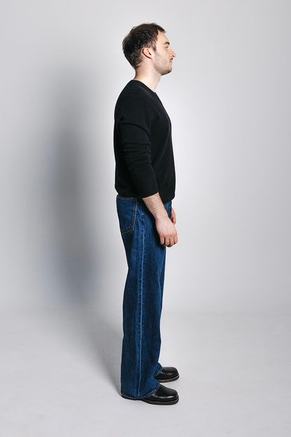 Relaxed Japanese Washed Denim - 90’s Blue