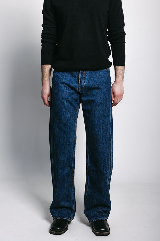 Relaxed Japanese Washed Denim - 90’s Blue