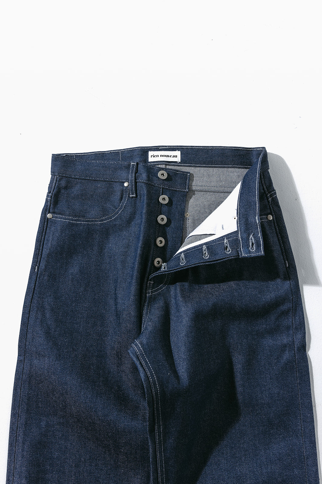 Relaxed Japanese Selvedge Denim - Natural Indigo – Rien Nouveau