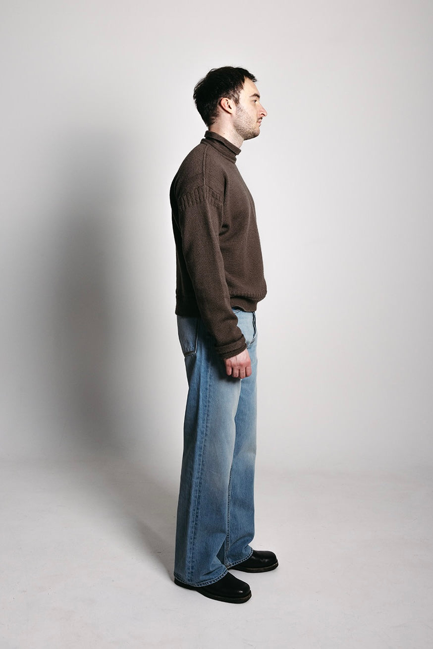 Relaxed Japanese Washed Denim - Vintage Light Wash