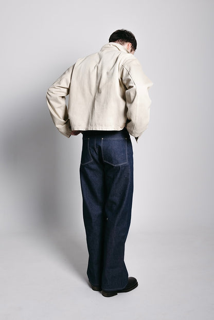 Relaxed Japanese Selvedge Denim - Natural Indigo