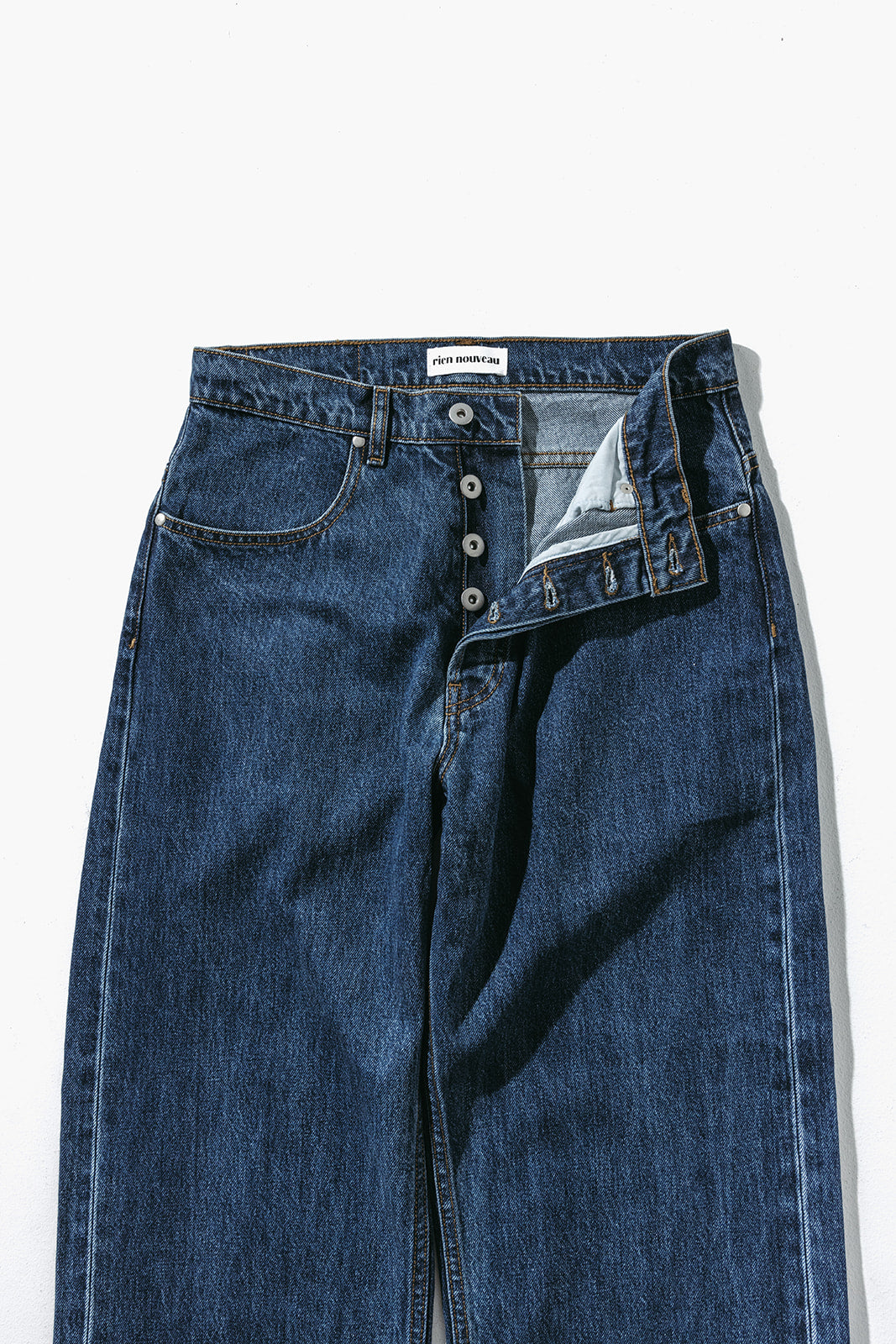 Relaxed Japanese Washed Denim - 90’s Blue