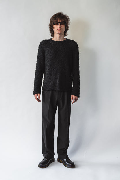 Loose Knit Fringe Sweater