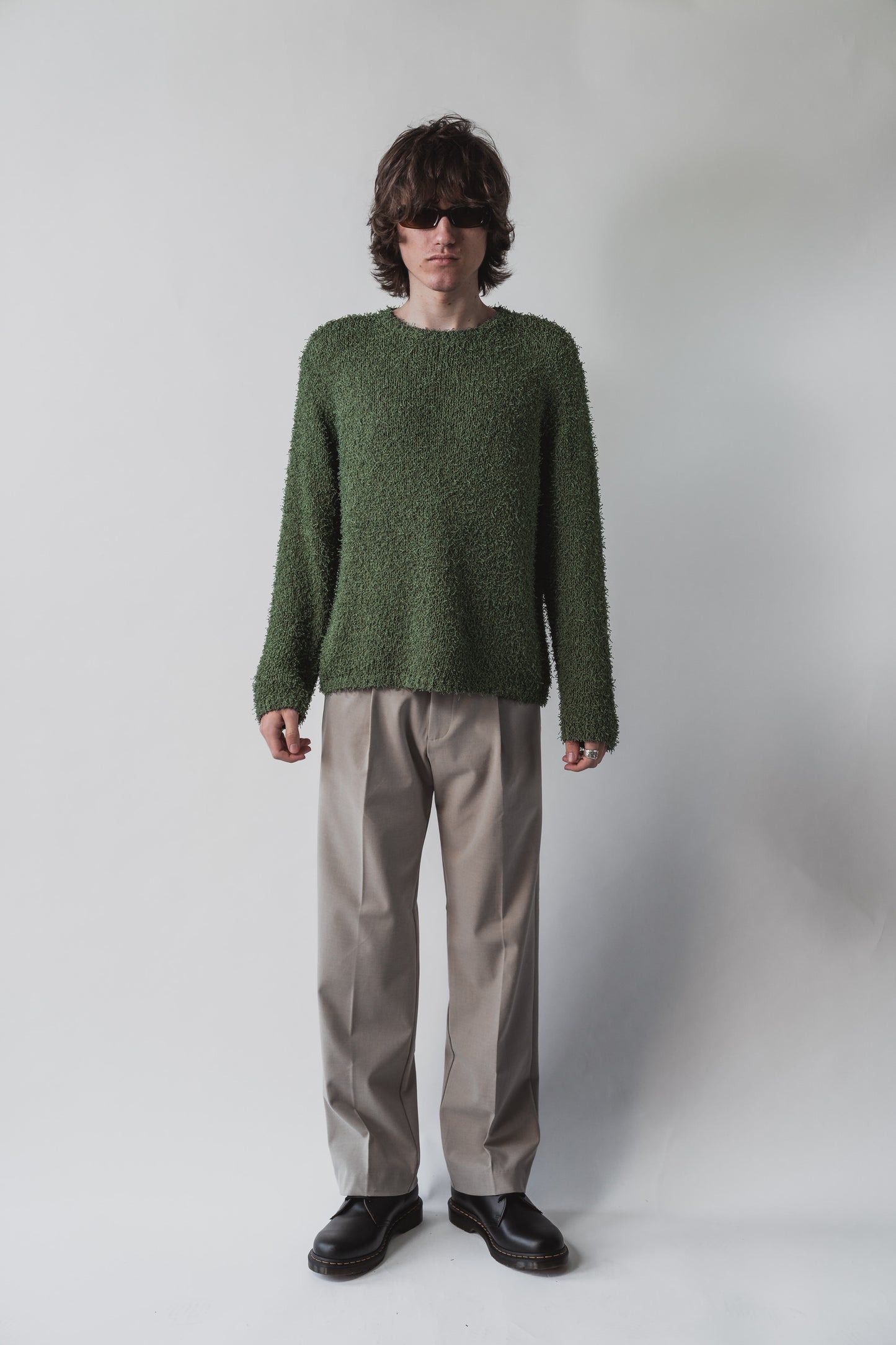 Loose Knit Fringe Sweater