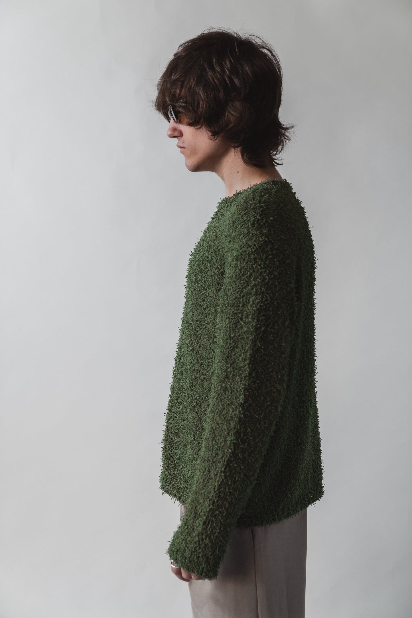 Loose Knit Fringe Sweater