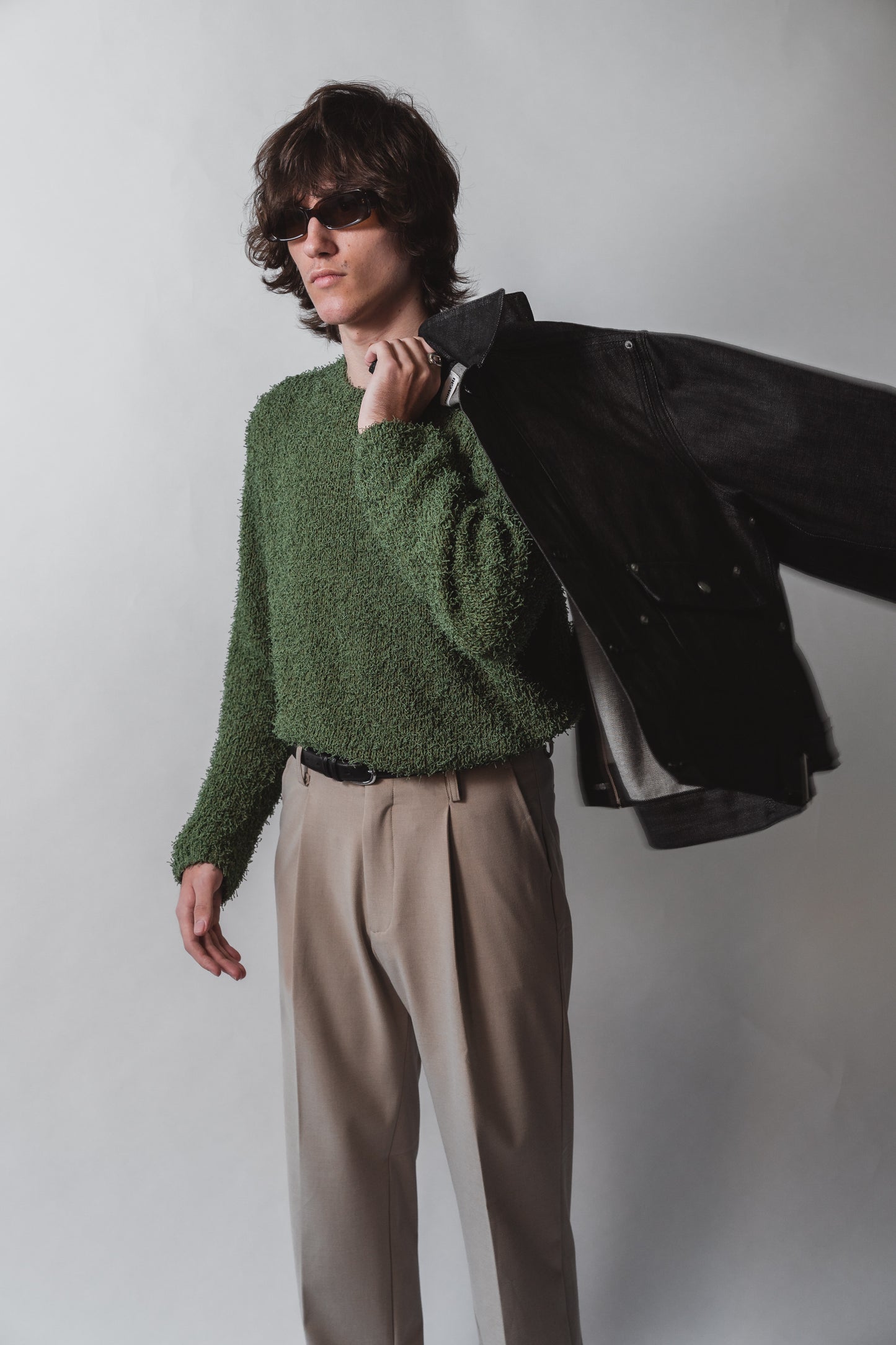 Loose Knit Fringe Sweater