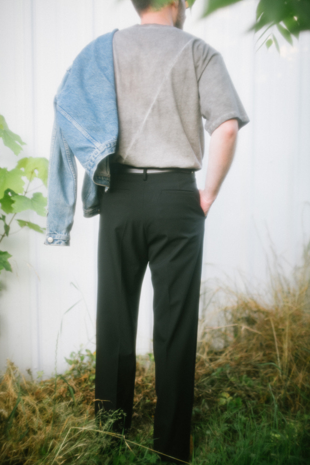 Handed Down Wide Pleated Trousers – Rien Nouveau